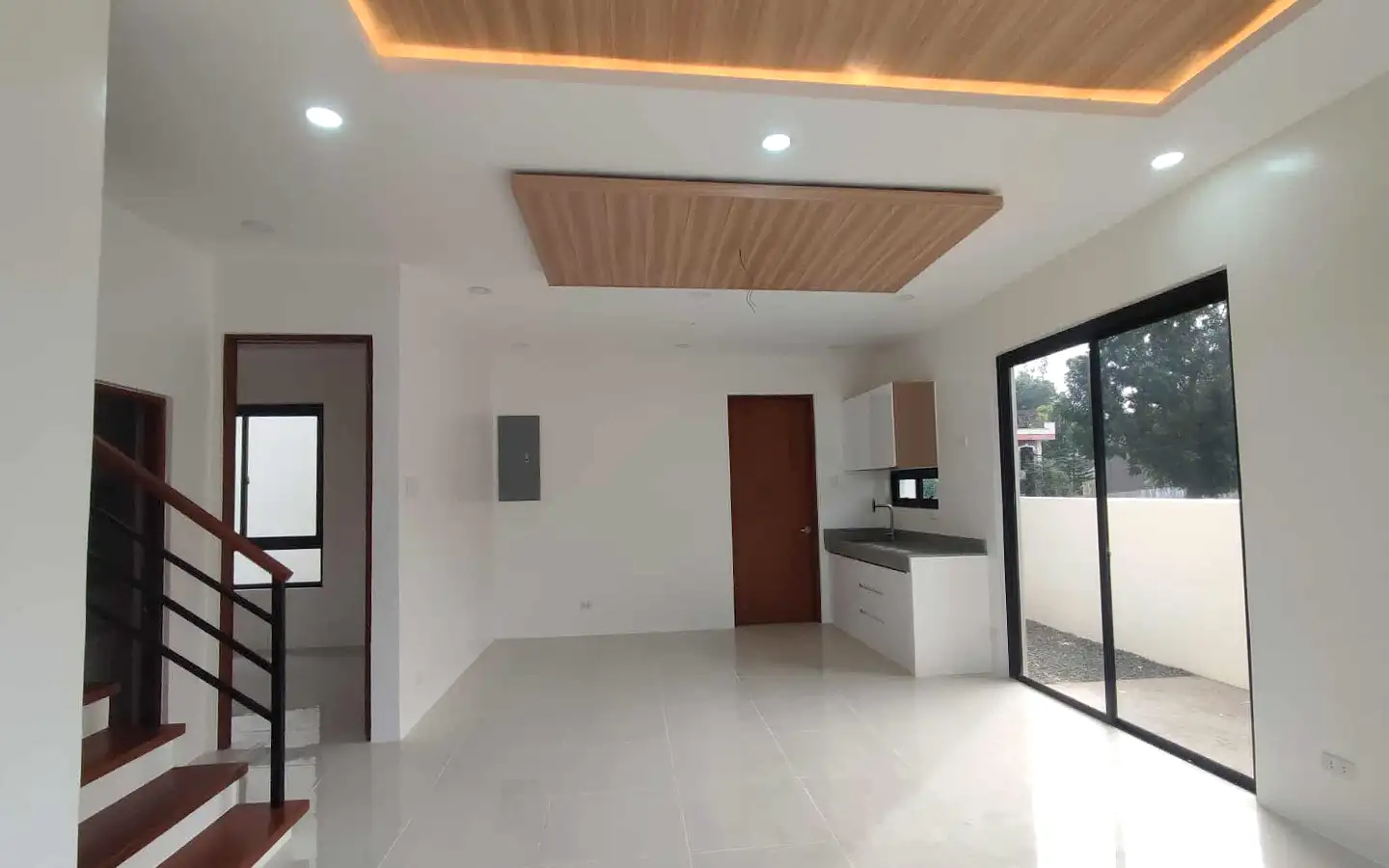 Spacious and bright ground floor living area layout in a modern house for sale in Metrogate Dasmariñas Estates