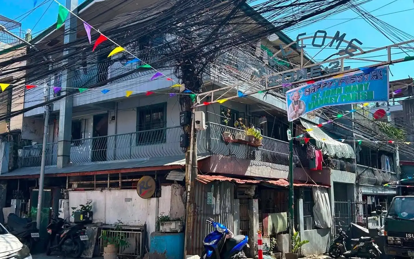 Apartment building exterior on Acacia Street in Cembo, Taguig