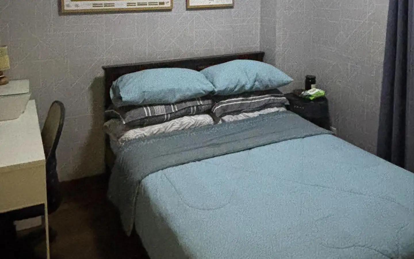 Flair Towers Mandaluyong – Bedroom 1 Bedroom 1 of a 2-bedroom condo at Flair Towers Mandaluyong