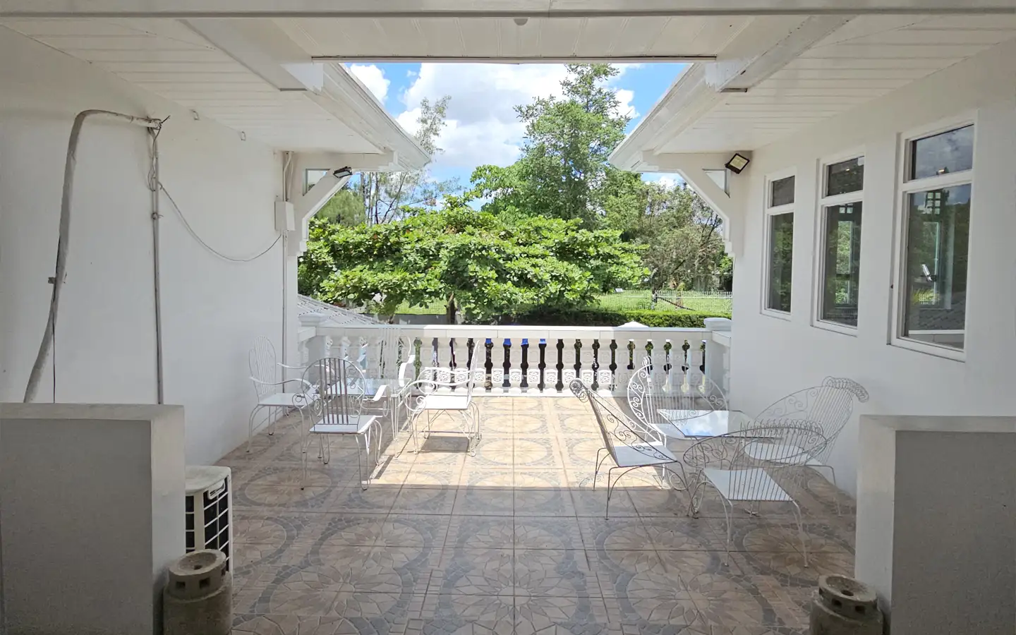 Vista Real Classica House Terrace Terrace area of a luxury house in Vista Real Classica, Quezon City